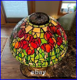 16'' Tiffany Reproduction Replica Tulip Stained Glass Lamp Shade