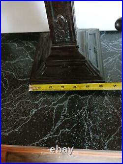 2006 Slag Glass Multicolor Table Lamp