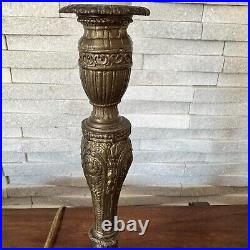 22 Vintage Tiffany Style Double Socket Table Lamp Bronze/Cast Metal Base Beauty 22 Vintage Tiffany Style Double Socket Table Lamp Bronze/Cast Metal Base Beauty