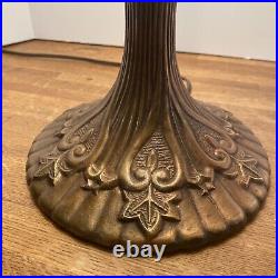 24 Stained Slag Glass Lamp Grape Clusters on Vine Tiffany Style 24 Stained Slag Glass Lamp Grape Clusters on Vine Tiffany Style