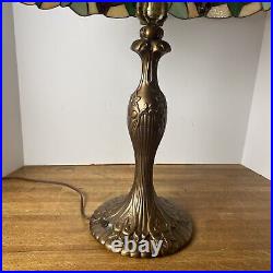 24 Stained Slag Glass Lamp Grape Clusters on Vine Tiffany Style 24 Stained Slag Glass Lamp Grape Clusters on Vine Tiffany Style