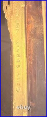 29 Vintage Cherub Putti Lamp Slag Glass Panels Pat Pend 645 Marble Base