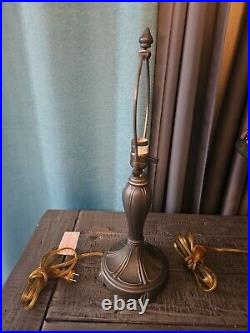 2x Set 20 Floral Tiffany Retro Style Acrylic Stained Slag Glass Lamp Metal Base