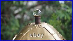 Antique 1910 Miller RAINBOW Slag Glass Table Lamp SIGNED Restored Mission