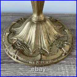 Antique 21 Pittsburgh Lamp Base For Slag or Stained Mosaic Glass Shade