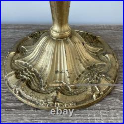 Antique 21 Pittsburgh Lamp Base For Slag or Stained Mosaic Glass Shade