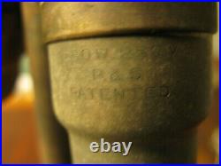Antique 24 8-Panel Concave Bent Slag Glass Table Lamp Miller Bradley Phoenix