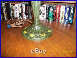 Antique A & R Bent Slag Glass Lamp Miller Bradley & Hubbard Pittsburgh Empire