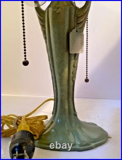 Antique Amber Slag Glass Table Lamp Amber slag glass is textured #4907