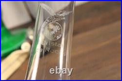 Antique Art Deco Bohemian Table Oil Lamp Malachite Slag Glass Heinrich Hoffman