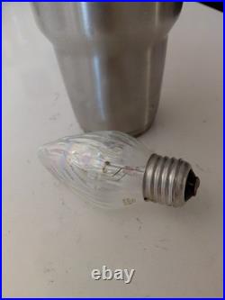 Antique Art Nouveau 6-Panel Slag Glass Cast Iron Table Lamp 15 Original Paint