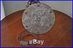Antique Art Nouveau Large 20 Panel Slag Glass Lamp Bradley Hubbard Arts & Crafts