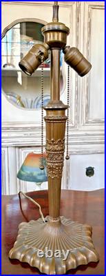 Antique Art Nouveau Slag Glass Table Lamp Antique Art Nouveau Slag Glass Table Lamp
