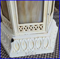 Antique Arts & Crafts Charles Parker Slag Glass 14.5 h Base Only