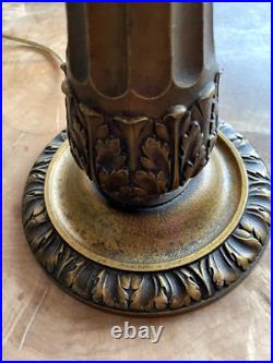 Antique Arts & Crafts Miller Slag Lamp