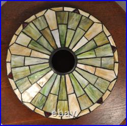 Antique Arts and Crafts Wilkinson Lamp Jeweled Leaded Lamp