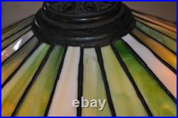 Antique Arts and Crafts Wilkinson Lamp Jeweled Leaded Lamp