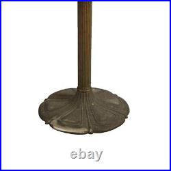 Antique Bradley & Hubbard Arts & Crafts Bent Slag Glass Table Lamp C1920 Antique Bradley & Hubbard Arts & Crafts Bent Slag Glass Table Lamp C1920