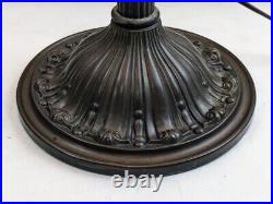 Antique Bradley & Hubbard Slag Glass Lamp Nouveau Arts & Crafts Handel Era B&H