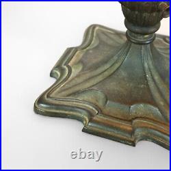 Antique Classical Slag Glass Torchiere Table Lamp in Street Lamp Form C1920 Antique Classical Slag Glass Torchiere Table Lamp in Street Lamp Form C1920