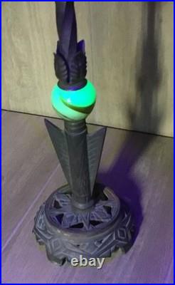 Antique Early Art Deco Cast Iron Uranium Slag Glass Table Lamp Parts. S13-2