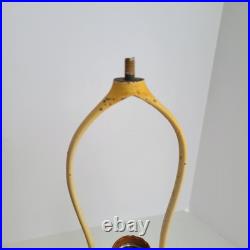 Antique Edward Miller Slag Glass Boudoir Lamp Edwardian Deco Caramel Works READ
