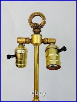 Antique French Neoclassical Table Lamp For Slag Stained Glass Shade or Regular Antique French Neoclassical Table Lamp For Slag Stained Glass Shade or Regular