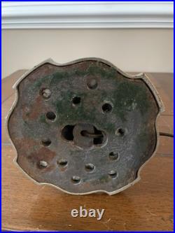 Antique Lamp Base For Reverse Painted Lamp Or Slag Glass Lamp