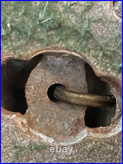 Antique Lamp Base For Reverse Painted Lamp Or Slag Glass Lamp