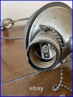 Antique Lamp Base For Reverse Painted Lamp Or Slag Glass Lamp