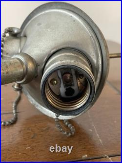 Antique Lamp Base For Reverse Painted Lamp Or Slag Glass Lamp