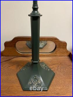 Antique Lamp Base For Reverse Painted Lamp Slag Glass Lamp