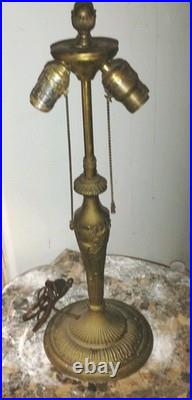 Antique Lamp Base for your Leaded Slag Stained Glass Shade Antique Lamp Base for your Leaded Slag Stained Glass Shade