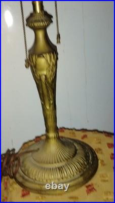 Antique Lamp Base for your Leaded Slag Stained Glass Shade