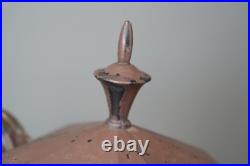Antique Metal Exterior Wall Sconce Light Fixture Porch Lamp Gothic Slag Glass
