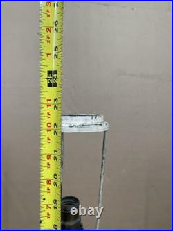 Antique Miller Lamp Co #234 Slag Glass Table Lamp Cast Metal 23 Art Nouveau