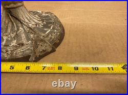 Antique Miller Lamp Co #234 Slag Glass Table Light 23 Size Cast Metal Antique Miller Lamp Co #234 Slag Glass Table Light 23 Size Cast Metal