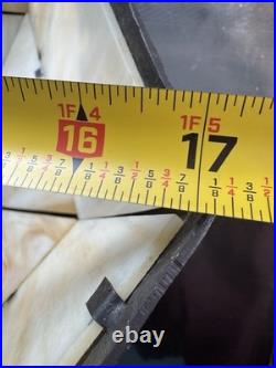 Antique Miller School Bronze Slag Glass Table Lamp