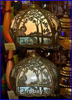 Antique Miller Slag Glass Lamp (ML CO #234) Circa 1915 Absolutely Beautiful