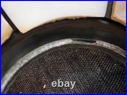 Antique Old Art Nouveau Deco Period Slag Bent Glass 8 Panel Lamp Shade 20 Wide
