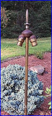 Antique Ornate Victorian Floor Lamp Art Nouveau Cast iron Brass Onyx Marble Antique Ornate Victorian Floor Lamp Art Nouveau Cast iron Brass Onyx Marble