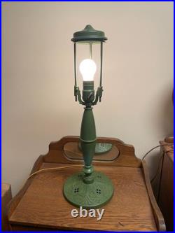 Antique Pittsburgh Lamp Base For Reverse Painted Lamp Or Slag Glass Lamp Antique Pittsburgh Lamp Base For Reverse Painted Lamp Or Slag Glass Lamp