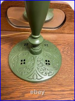 Antique Pittsburgh Lamp Base For Reverse Painted Lamp Or Slag Glass Lamp