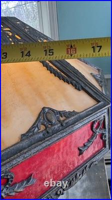 Antique Poul Henningsen Slag Glass Table Lamp