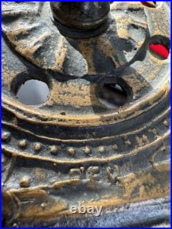 Antique Poul Henningsen Slag Glass Table Lamp