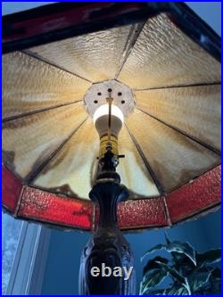 Antique Poul Henningsen Slag Glass Table Lamp Antique Poul Henningsen Slag Glass Table Lamp