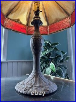 Antique Poul Henningsen Slag Glass Table Lamp