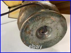 Antique Slag Glass Lamp