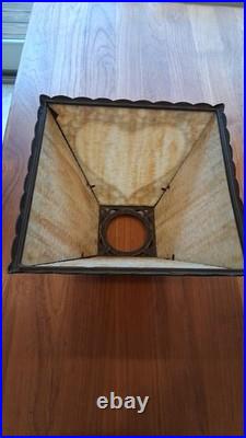 Antique Slag Glass Lamp