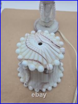 Antique Slag Glass Lamp Antique Slag Glass Lamp